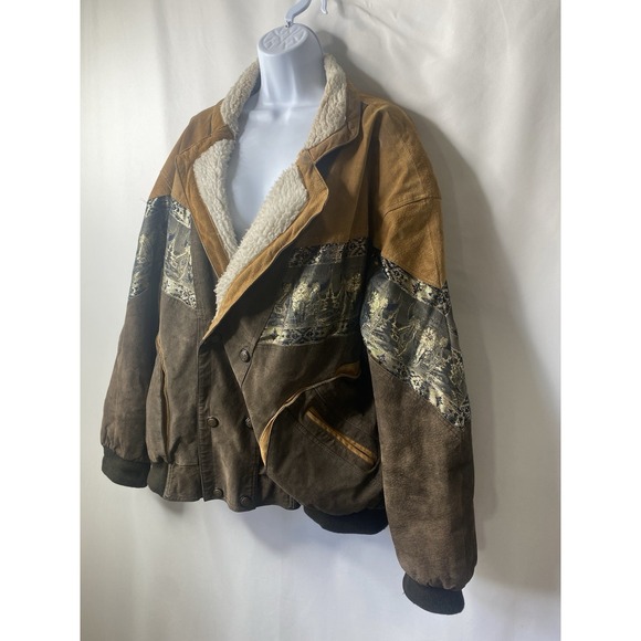 Vintage De Piel Womens Leather Jacket Size Large Southwestern Country Girl Fall - Picture 2 of 12